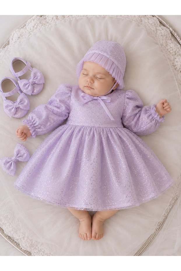 Stylish Special Occasion Mevlüt Birthday Dress with Pearls