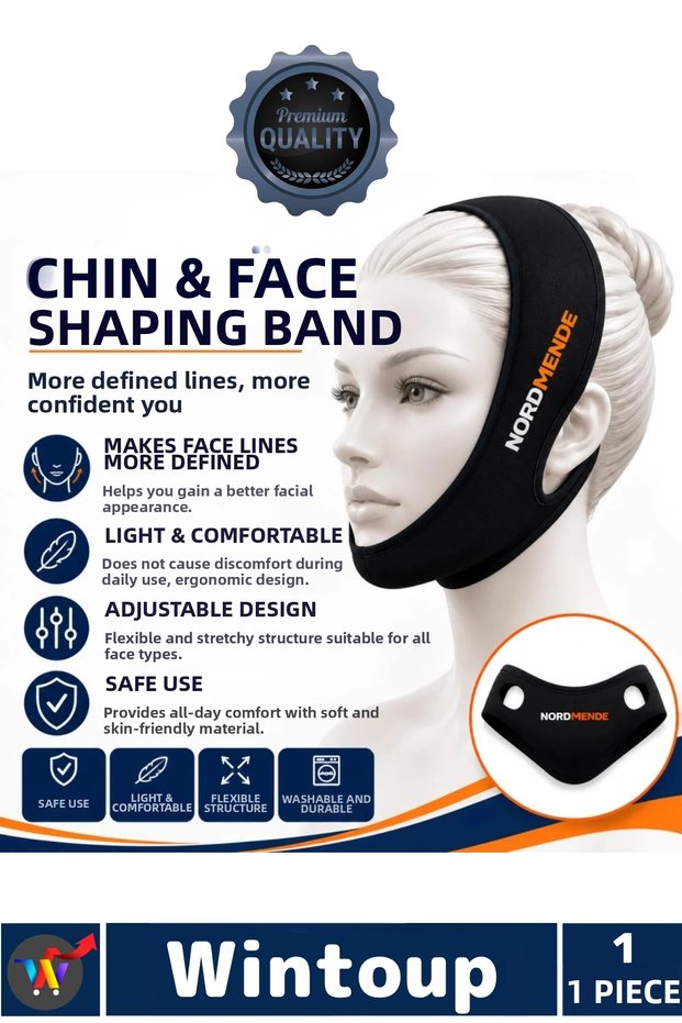 # Face Band Chin Face Shaper Adjustable V Line Lifting Device with Velcro Stylish Flexible Face Band