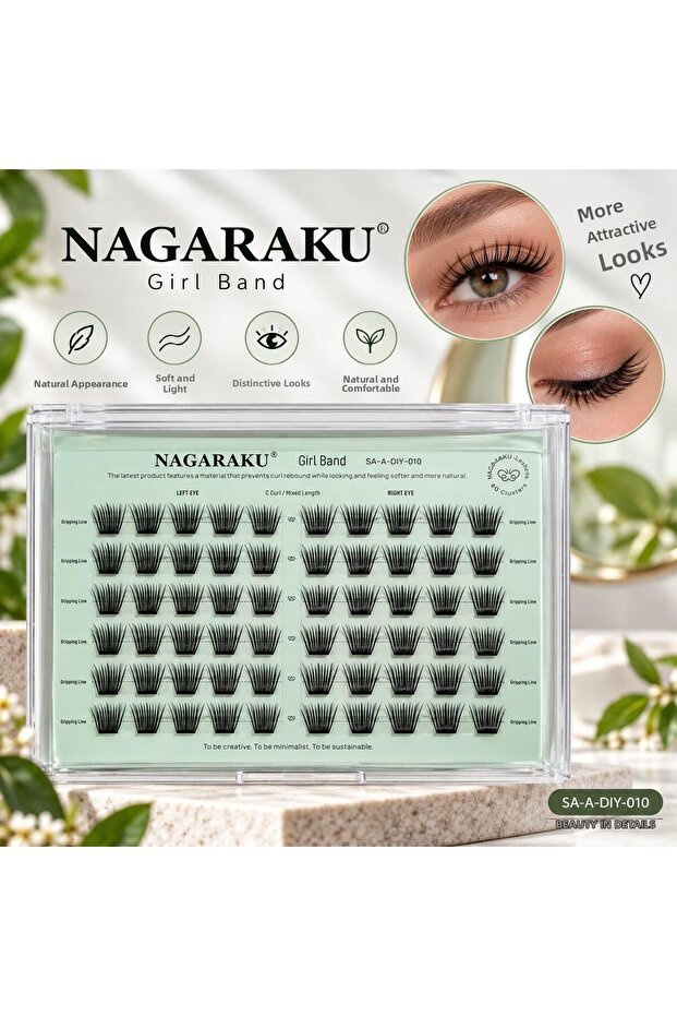 Nagaraku False Eyelashes Types 53 Models with Variants