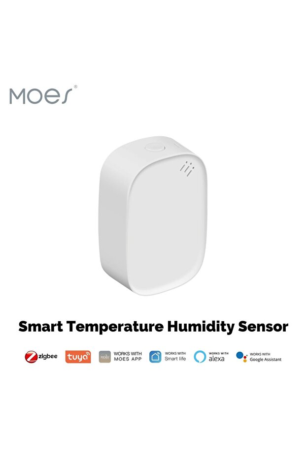 MOES ZSS-S01-TH-C-MS MOES Tuya Zigbee Smart Temperature Humidity Sensor Indoor Hygrometer APP Monito