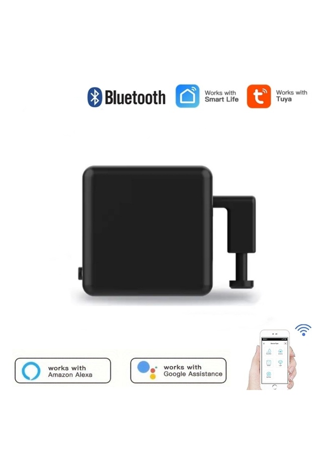 Fingerbot black RSH Bluetooth Smart Fingerbot Switch Button Pusher Robot No Wiring Switch With Touch
