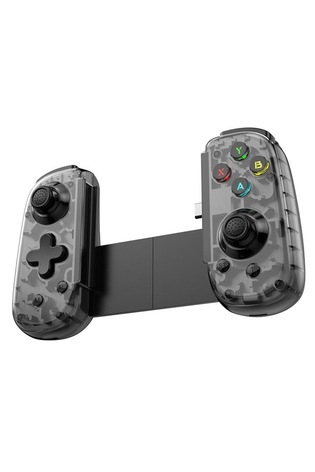D6mini black D6MINI Wireless Mobile Game Controller with Hall Joystick Quick Trigger USB C Gamepad f
