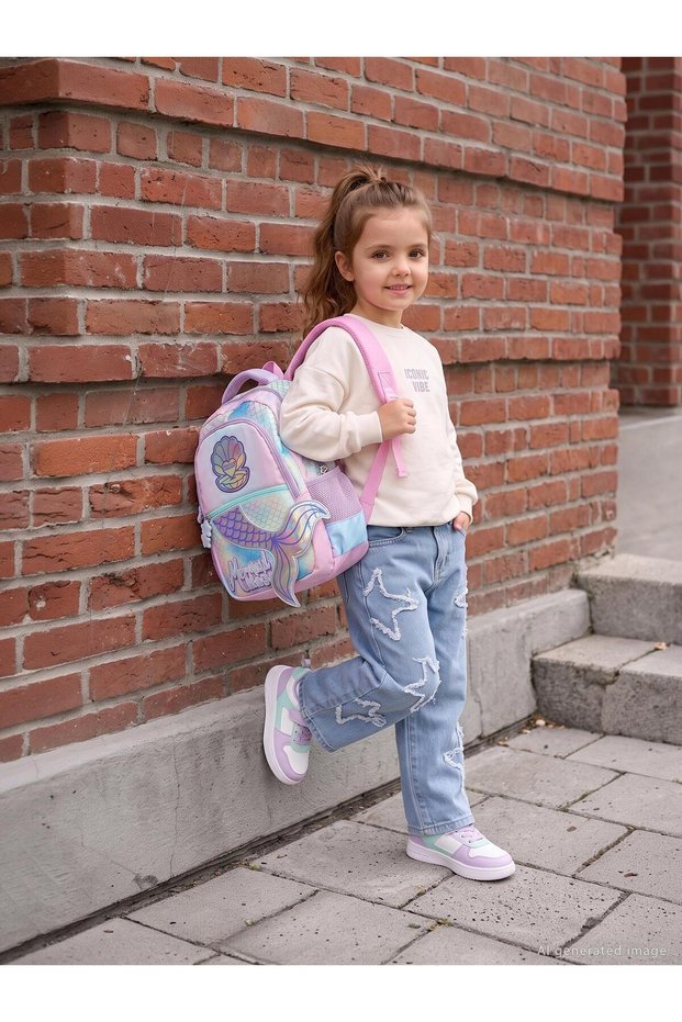 Star Embroidered Pants for 2-5 Years Old - Blue