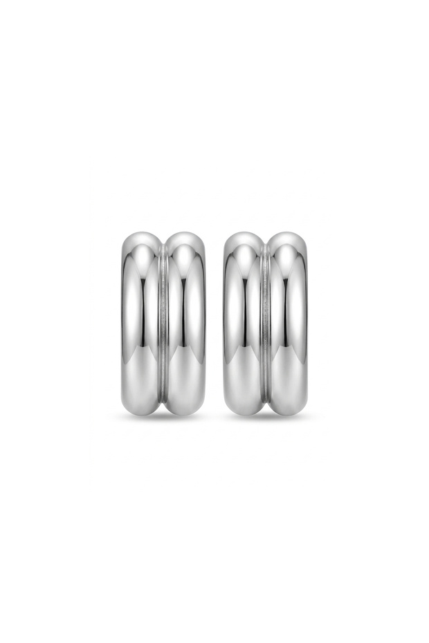 Steel Gold Lalin Earrings