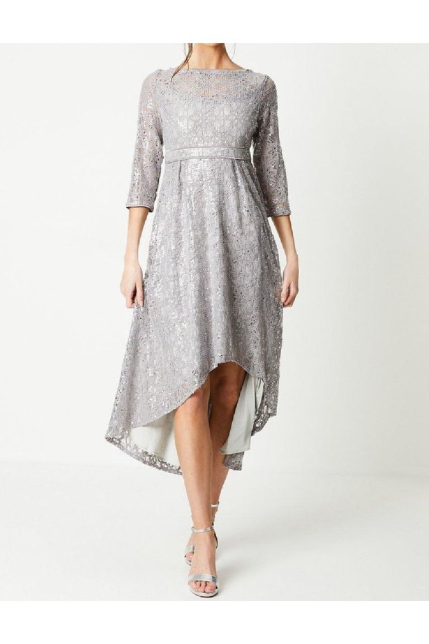Rochie medie, Gri