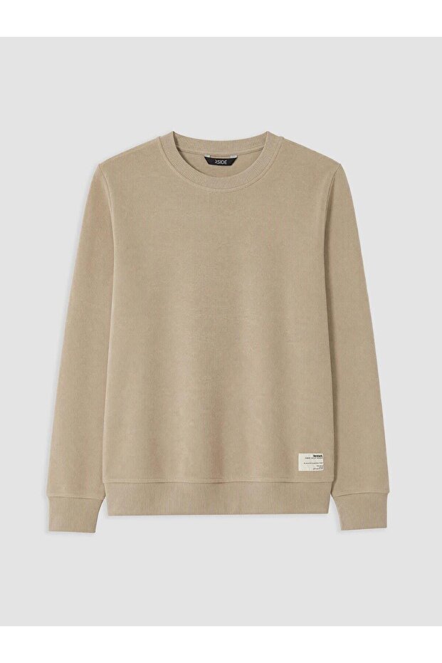 Crew Neck Men's Thick Sweatshirt (W6)