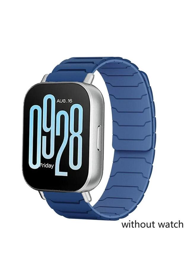 Redmi Watch 5 Active DL navy blue 22mm Magnetic Silicone Strap For Redmi Watch 5 Active 5 Lite For R