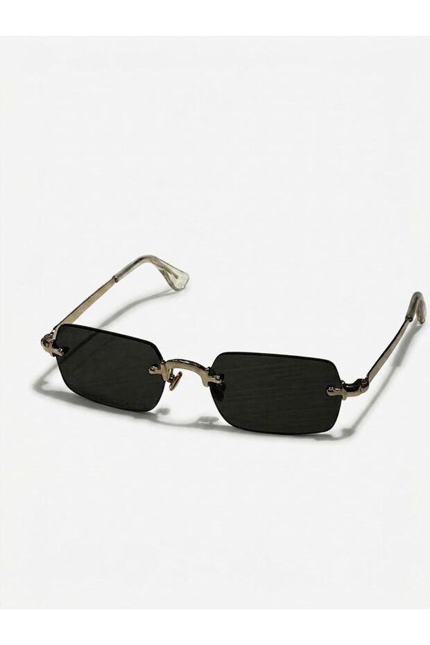 Vintage Model Uv400 Metal Gold Handle Men's Unisex Sunglasses