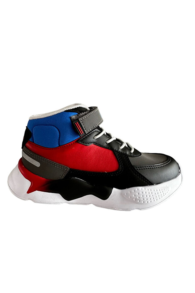 Fk-23-1532 Filet Boys' Sports Boots Black Red