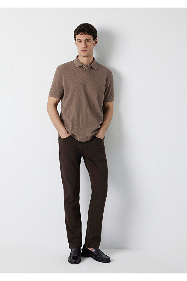Marcus Brown Gabardine Trousers 00351A4173