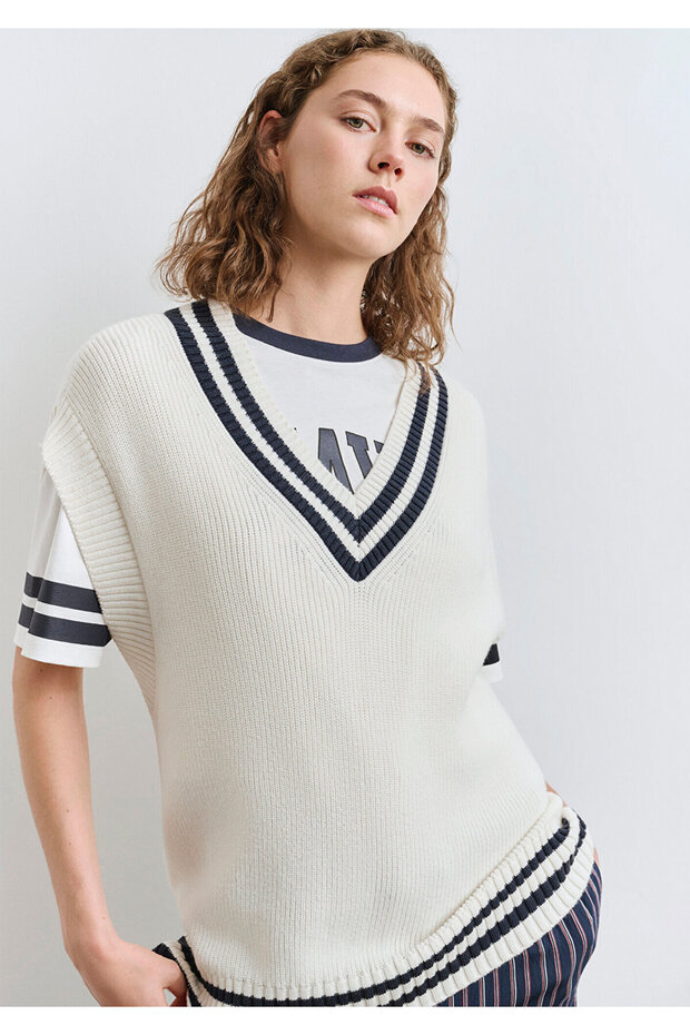 Ecru Sweater Loose Fit / Relaxed Fit 1710706-70057