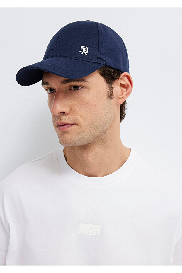 Navy Blue Hat with Seal Logo Embroidery 0911882 -34606