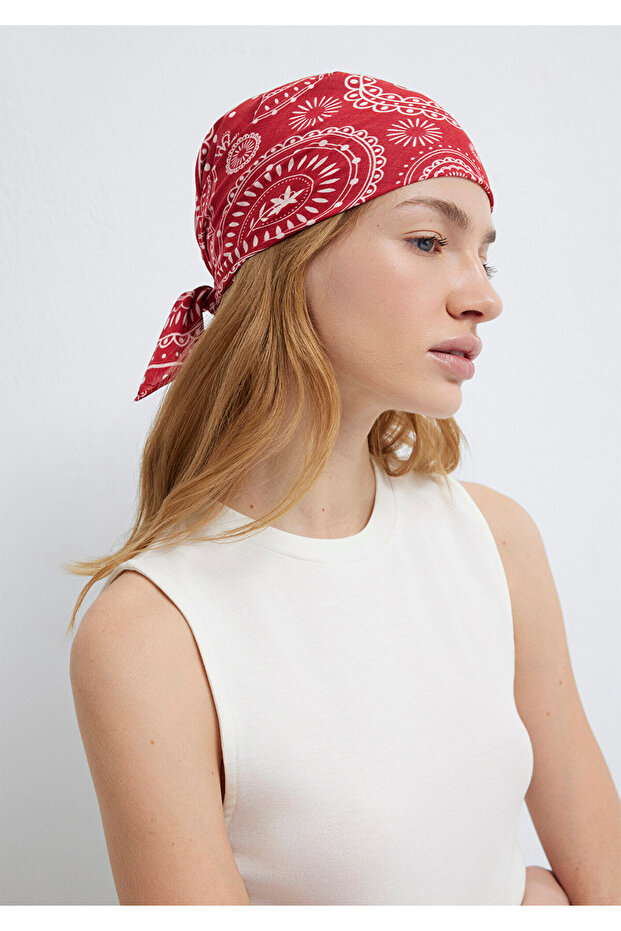 Printed Red Bandana 1912969 -10076