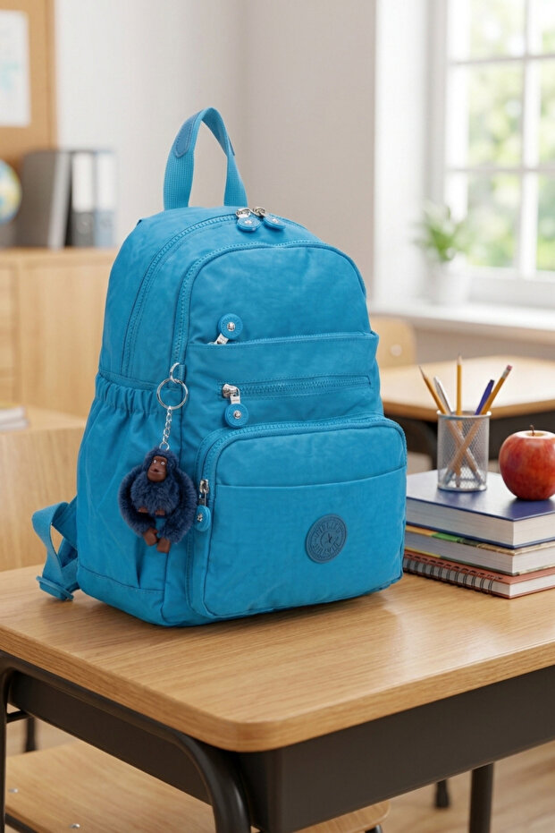 My Polo 8745 Clinker Women's Backpack Medium Day Water Resistant Blue