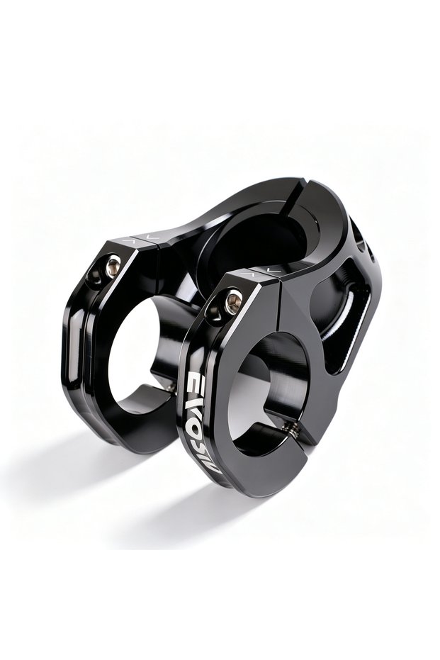 Black 31.8mm EVOSID MTB Stem 35mm 31.8mm Mountain Bicycle CNC Bridge Short Power High Strength Climb