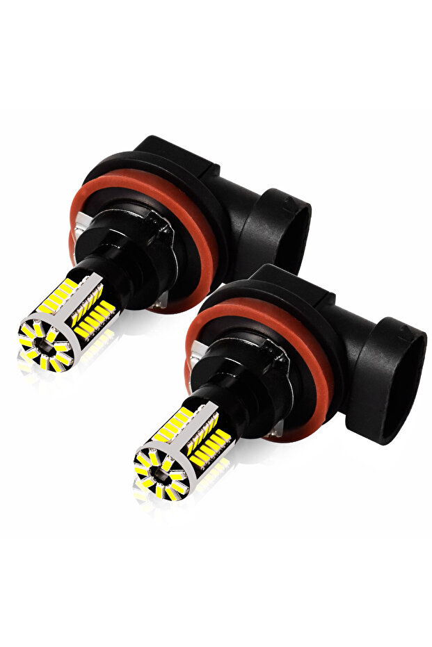 2PCS H11 H8 H16 Powerful 3014 57Chipsets H11 H8 H9 H16EU H1 H3 880 LED Headlight Fog Light Bulbs 600