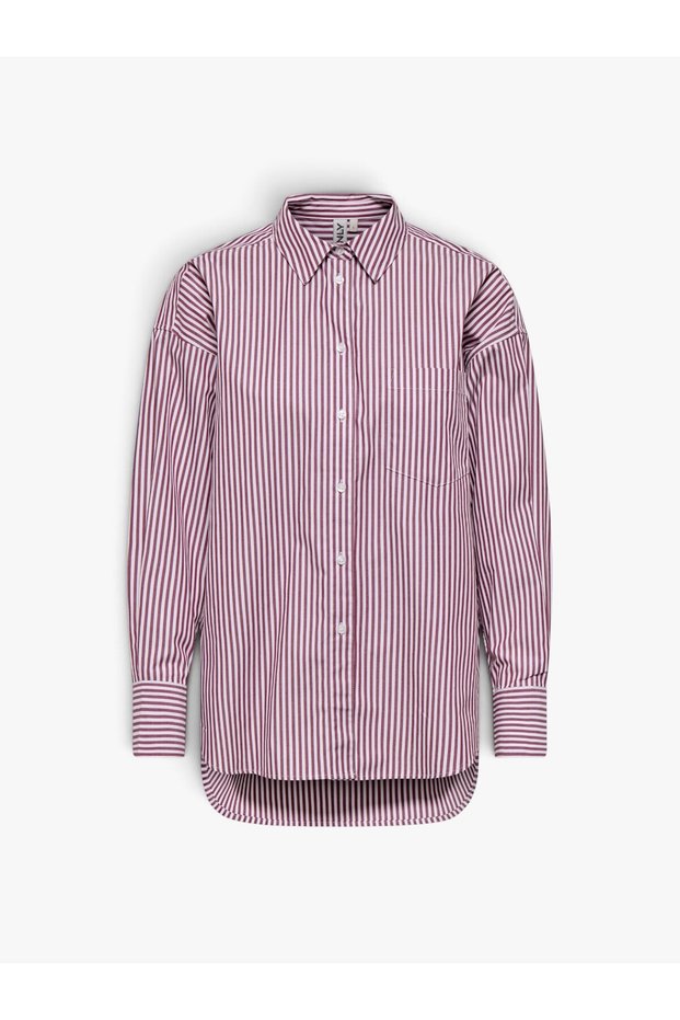 Onlvirana L/S Shirt Wvn Men's Purple Shirt - 15381158