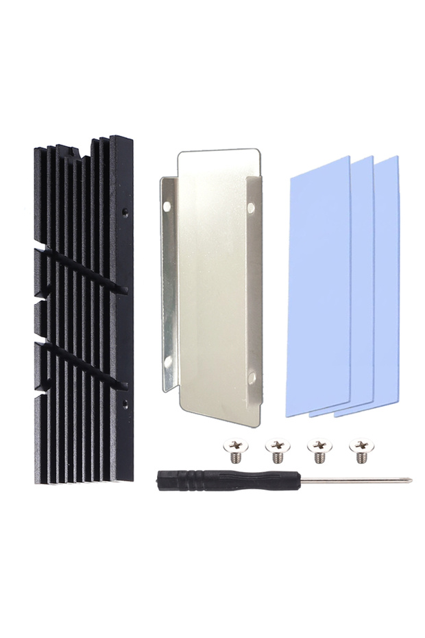 AX039-Black GPUHOLD M.2 SSD HeatSink Heat Sink NVME NGFF 2280 SSD Hard Disk Aluminum Heat Sink Radia