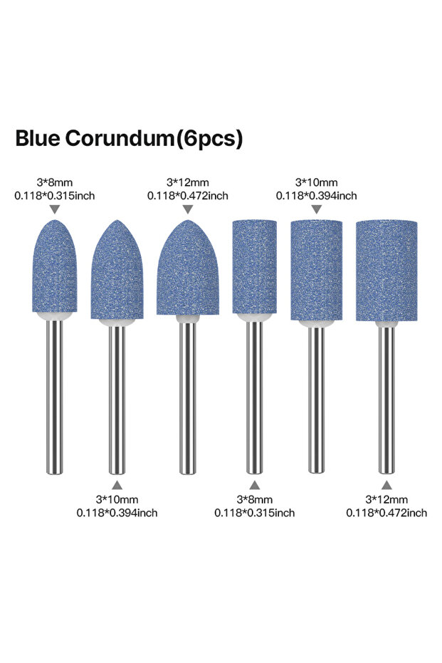 503270804 HUHAO 5PC/10PC/100PC Polishing Grinding Head Drill Bit 3mm Electric Grinding Stone Wheel H