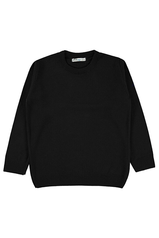 Basic 6-9 Years Old Sweater - Black