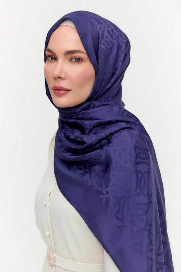 Oval Desenli Modal Şal