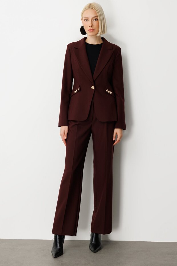 High waist loose leg pants