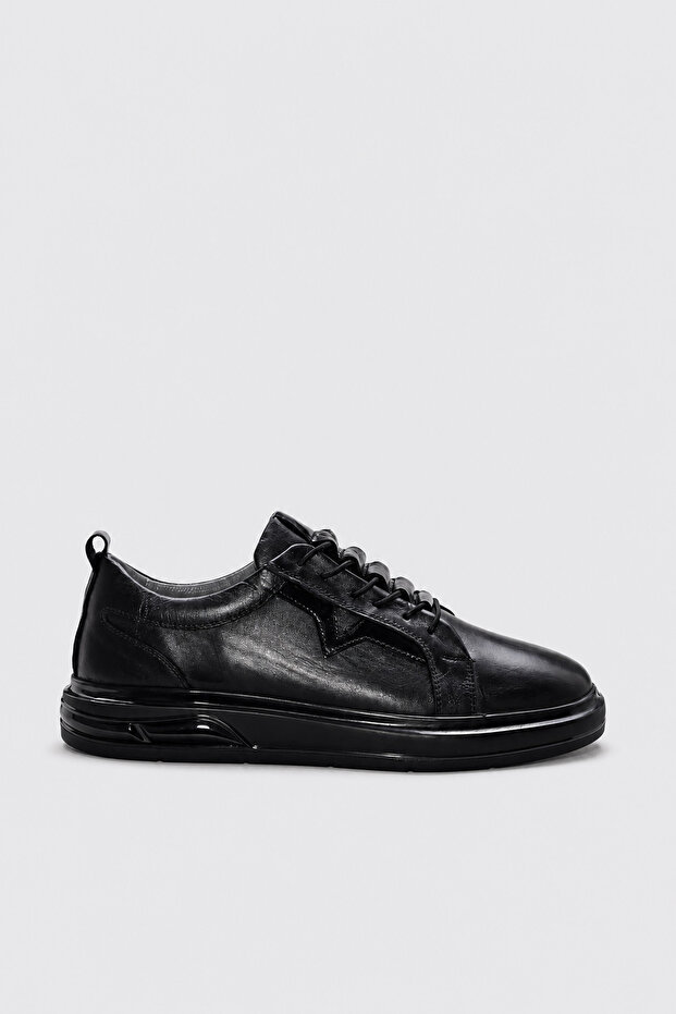 Genuine Leather Black Men's Casual 241Ma2032