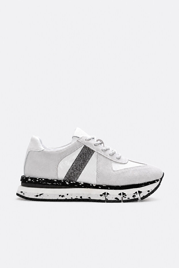 Genuine Leather White Women's Casual Shoes 335Za9418