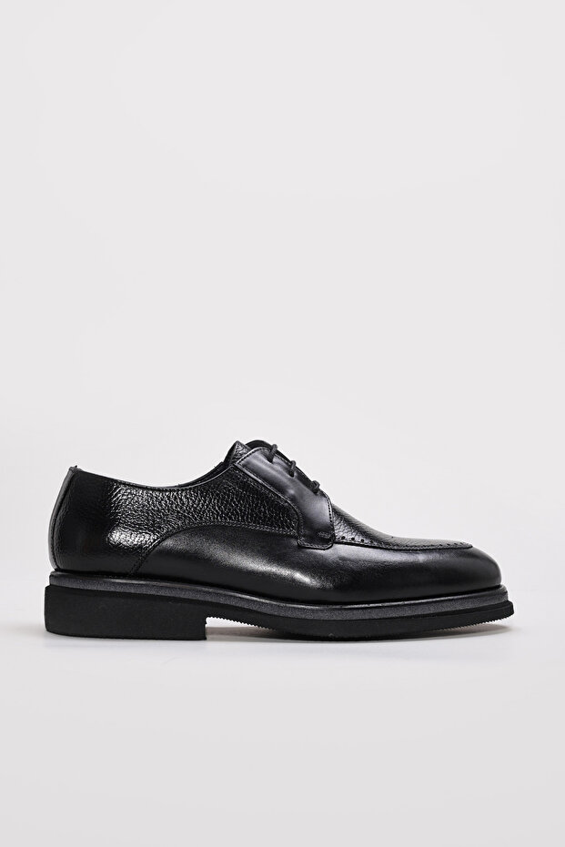 Genuine Leather Black Floater Men's Classic Shoes 867Ma851Eva