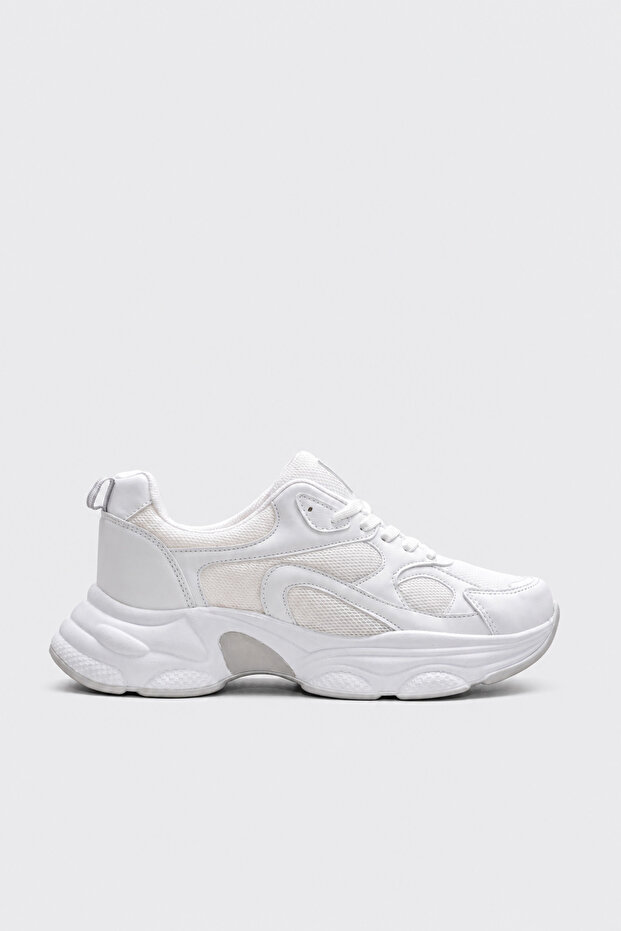 White Women's Sports Shoes 666Za164