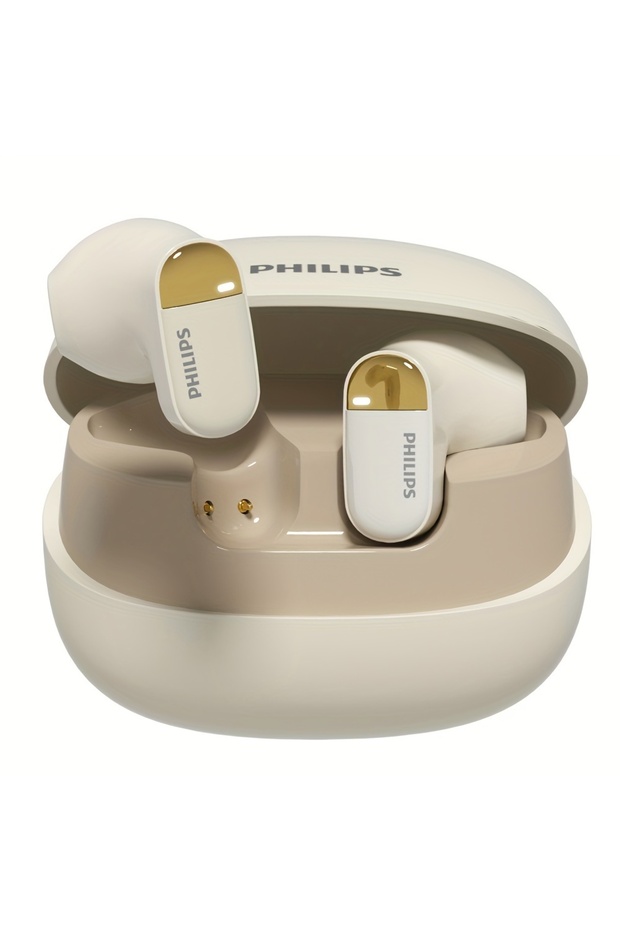 Philips TAT2169-White PHILIPS TAT2169 Bluetooth 5.4 Earbuds AI Noise Canceling Long Battery For Comm