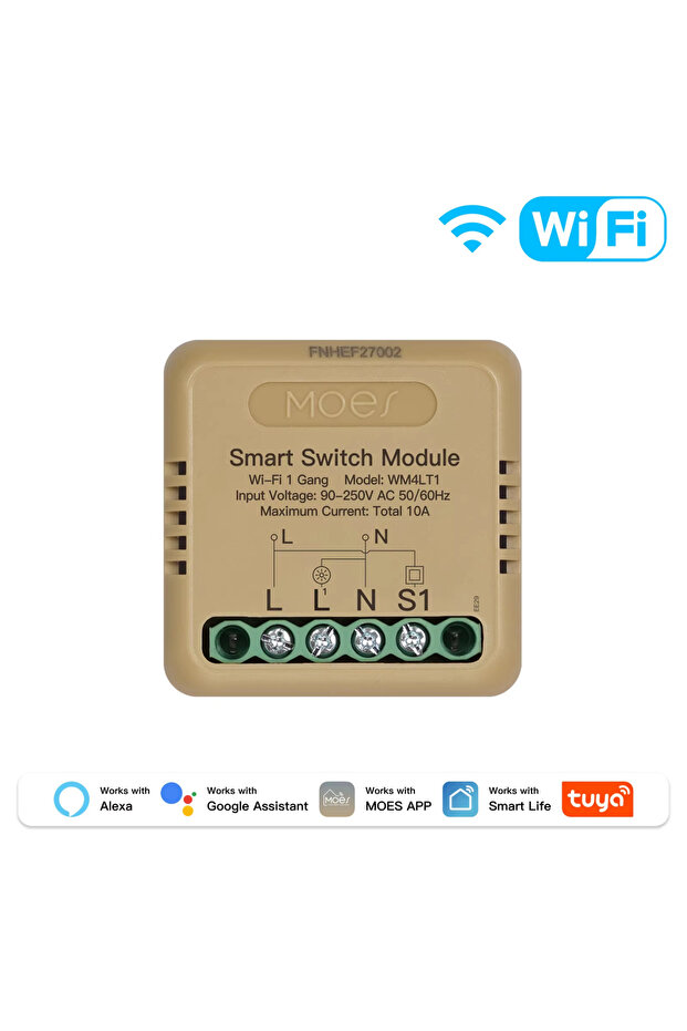 وحدة تحكم ذكية صغيرة MOES WiFi بـ 1 زر، متوافقة مع Zigbee/WiFi، وحدة تحكم ذكية DIY من 1 إلى 4 أزرار تعمل مع جوجل هوم A