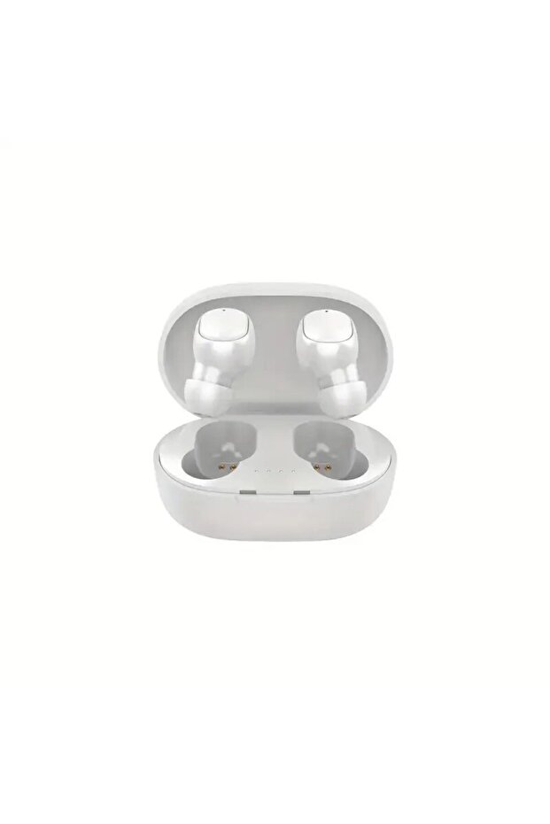 White TWS A6S Headset Wireless Earphones Bluetooth 5.0 Headphones Sport LED Display Touch Stereo Ear