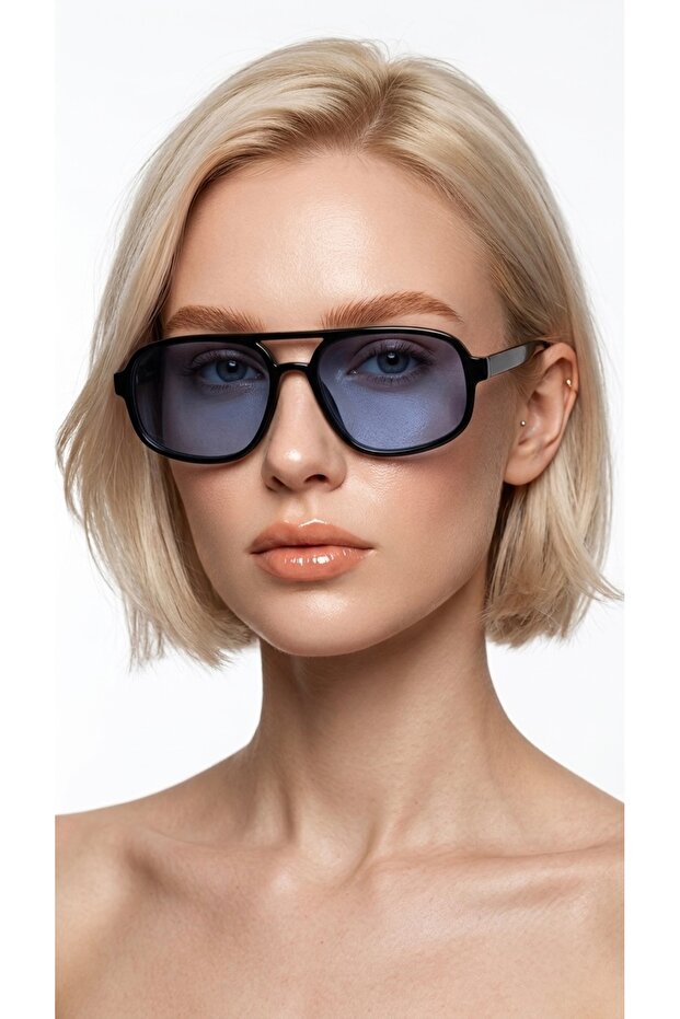 Cuba Black/Blue 55 Sunglasses