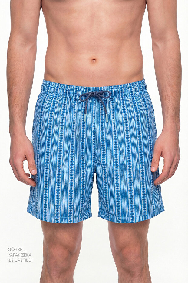 Men's Ruya Blue Surf Swim Shorts