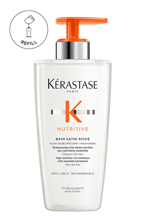 Nutritive Bain Satin Riche Intensive Moisturizing Shampoo 500 ml
