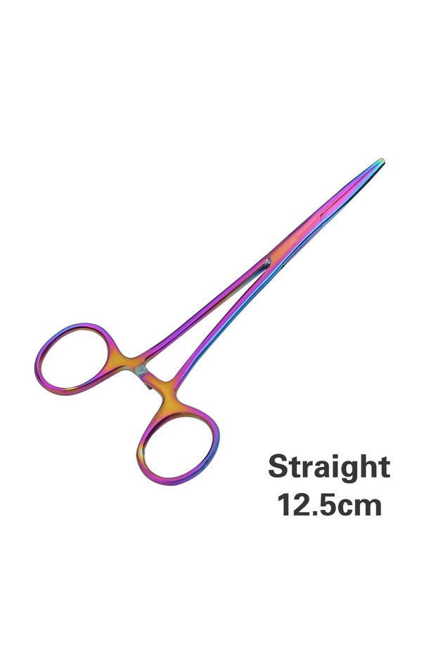 12.5cm Straight Premium Serrated Fishing Pliers - Stainless Steel Hook Remover & Multi-Purpose Pet G