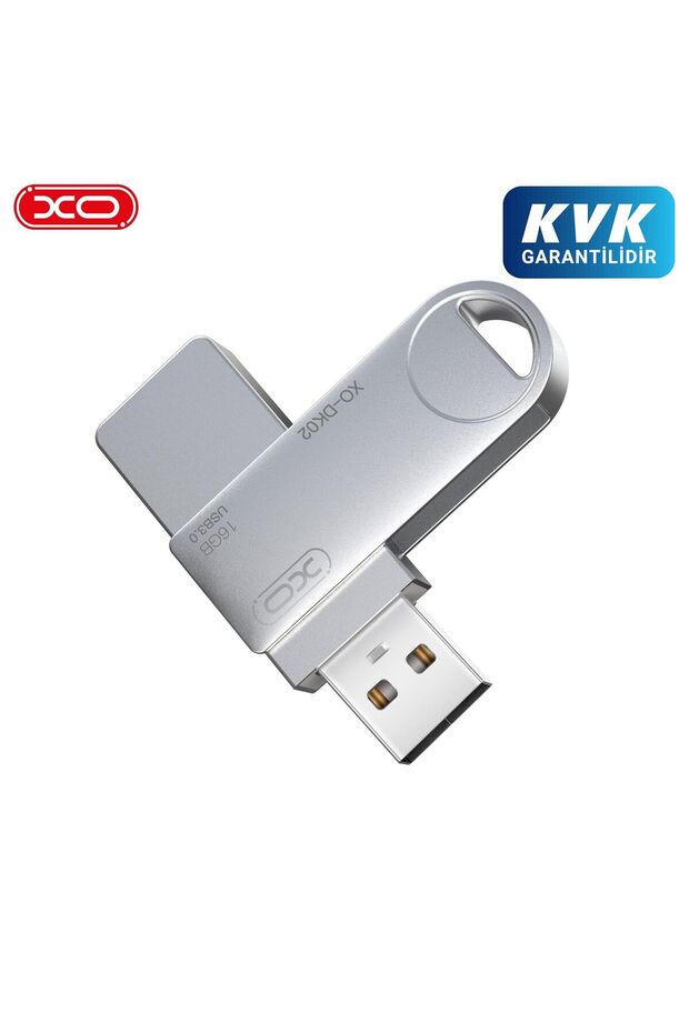 Dk02 16 Gb Metal Cover USB 3.0 Flash Memory - High-Speed Stylish Design Metal Body Drive