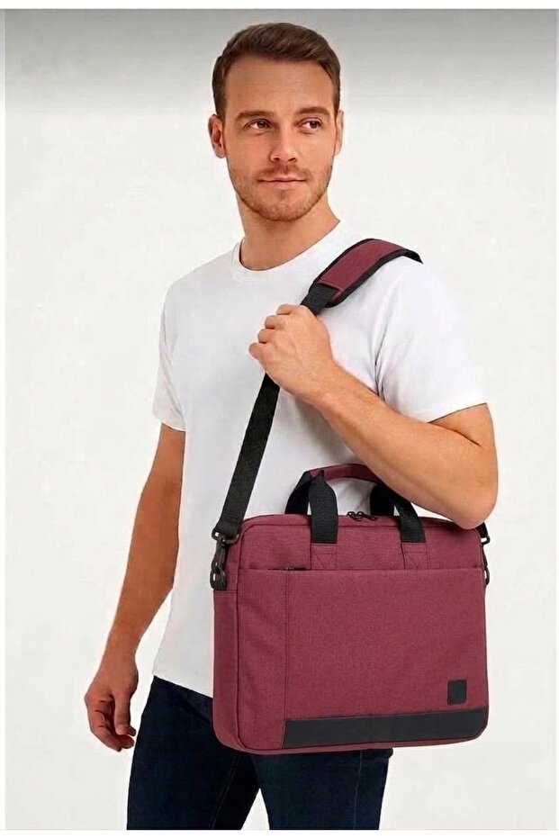 GBMOTION Claret Red Laptop Bag 17.3 inch