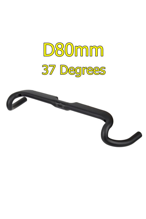 Gravel 340-460MM 37 Degrees Drop 80mm Fully Hidden Wiring Matte Road Bicycle Handlebar Carbon Gravel