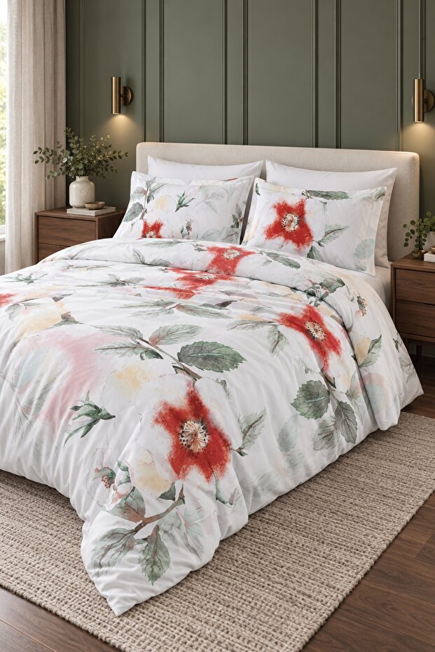 Royal Satin Single 300Tc Duvet Cover Set - Aruna