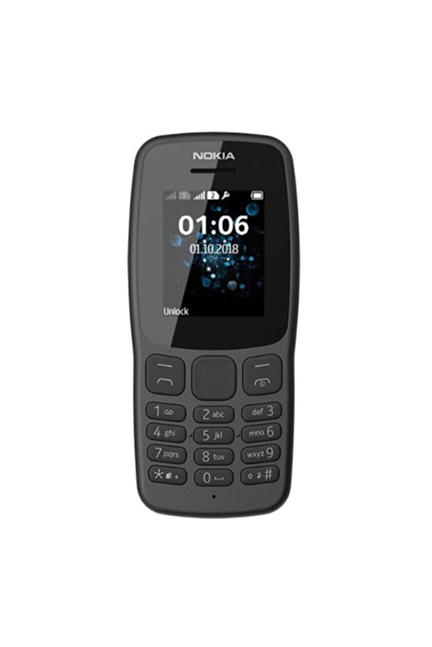 Nokia 106 Dual Sim, Without Camera, Black Color