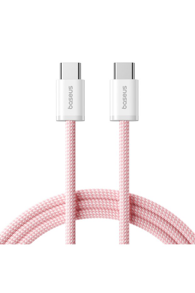 BASEUS 1m Pink Baseus 100W Type C To USB C Cable For iPhone 18 17 16 Fast Charging Charger Cord For
