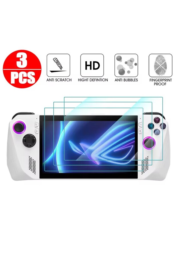 3PCS 1/2/3PCS Protective Tempered Glass for Asus ROG Ally Anti-scratch Screen Protective Film for As