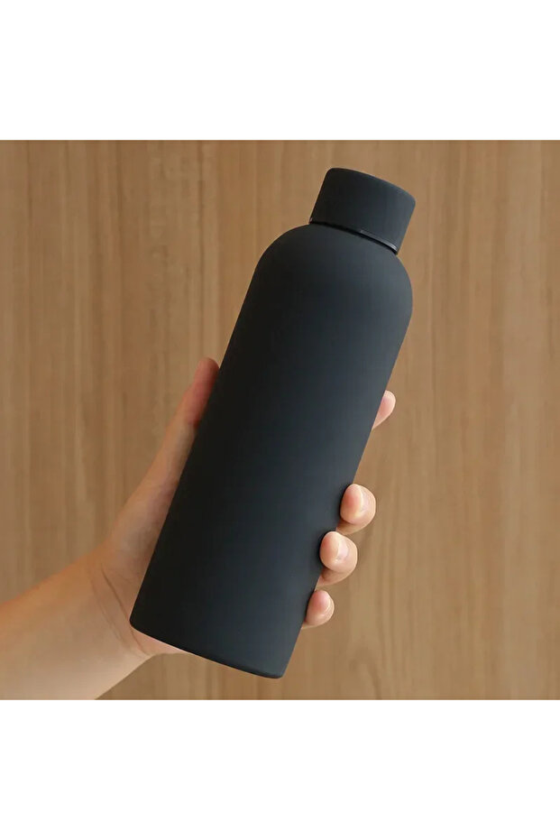 500ml Black Thermos Thermos Bottle Stainless Steel Thermal Water Bottle Cup Thermal Coffee Mug Insul