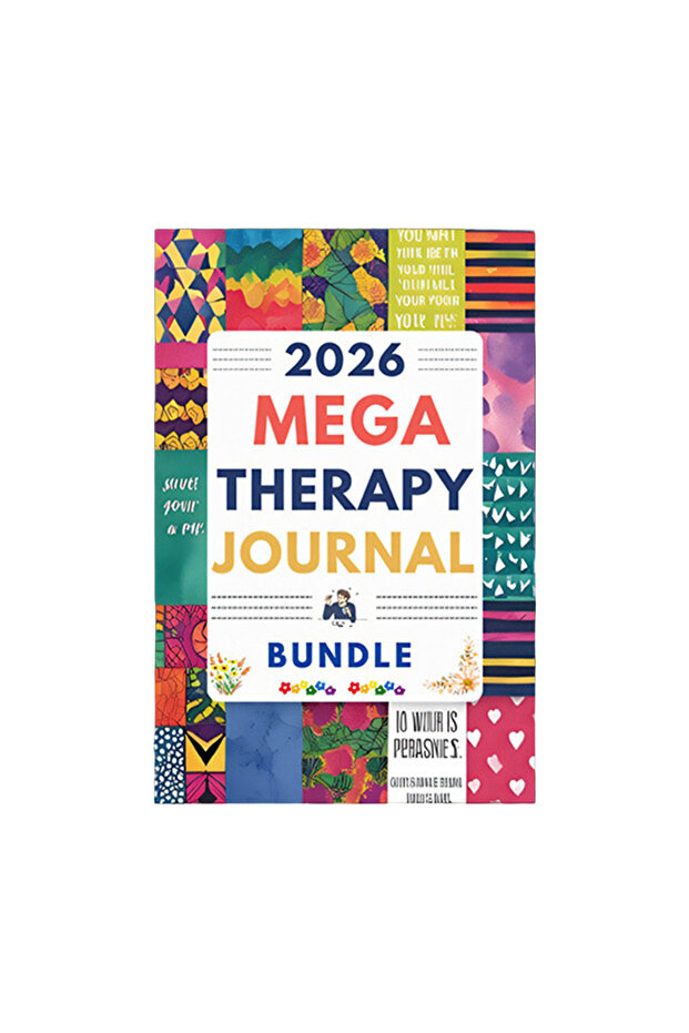A MEGA Therapy Journal Self Care Writing Tools with Guided Prompts Durable Cover for Mental Healing
