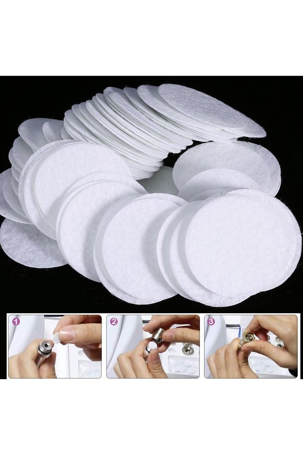 500 Pcs Microdermabrasion Cotton Filters Replacement for Face Care & Blackhead Removal Facial Vacuum