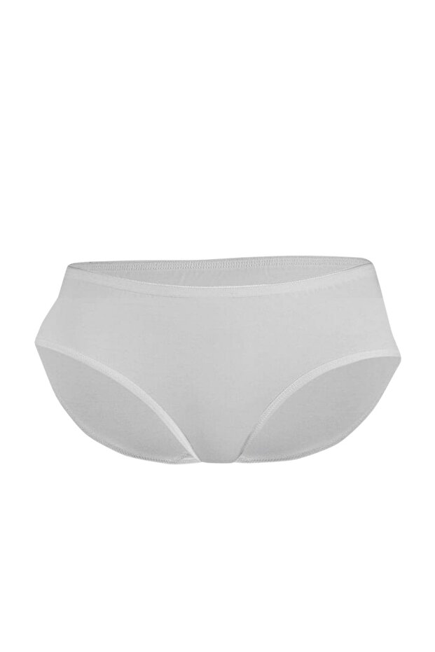 Women's White Star Non-Marking Cotton Bikini Panties