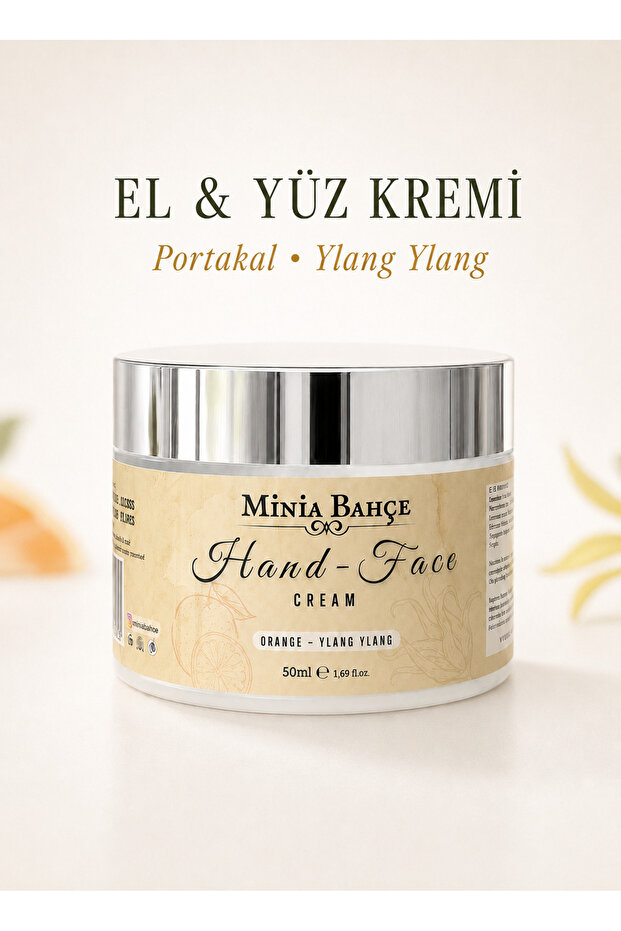 Orange & Ylang Ylang Hand and Face Cream – 50 ml