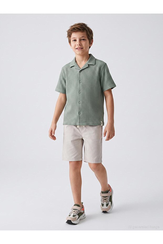 Chino 6-9 Years Old Capri - Beige